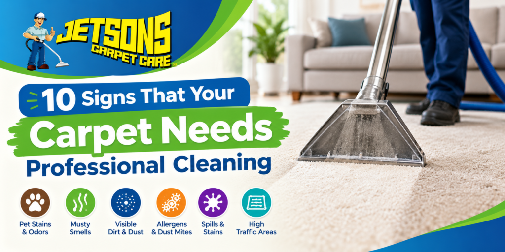 10 Signs That Your Carpet Needs Professional Cleaningk
